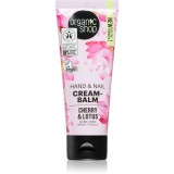 Organic Shop Cherry &amp; Lotus balsam fortifiant pentru maini si unghii 75 ml