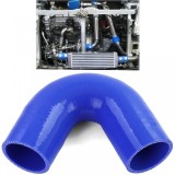 Cot din silicon pentru performanta 102/102mm 135&deg; &Oslash; 51mm albastru Performance AutoTuning