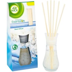 AIR WICK Betisoare Parfumate Reed Diffuser, Cool Linen, Cantitate 25 ml, Parfum Floral, Betisoare Parfumate pentru Camera, Odorizant Betisoare AIR WIC foto