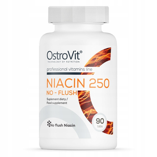 OstroVit Niacin 250 NO-FLUSH 90 tablete VITAMINA B3