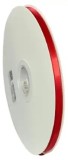 Panglica Dublu Satinata Rosu 6 mm, 91 m
