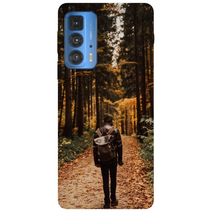 Husa compatibila cu Motorola Edge 20 Lite model Forest walk, Silicon, TPU, Viceversa