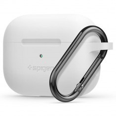 Husa Spigen Silicone Fit pentru Apple AirPods Pro 1 Alb