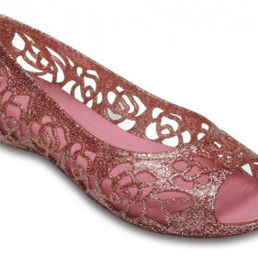Balerini Crocs Kids' Isabella Glitter Flat GS Roz - Blossom