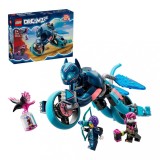 LEGO DREAMZZZ 71479 Motocicleta Pisica Zoey, Set Constructie Reconfigurabil 2 in 1, 226 piese, 7+ ani
