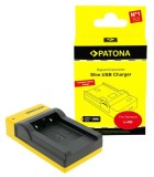 Incarcator USB PATONA Slim USB-C pentru Olympus Li-40B Li-42B Nikon EN-EL10