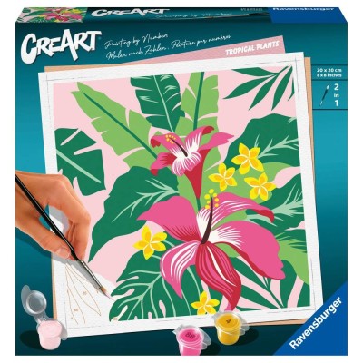 Ravensburger - Pictura pe numere plante tropicale foto
