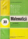 Matematica. Algebra, Manual pentru Clasa a XII-a (Editie 1995)