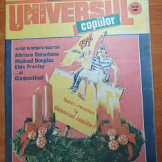 revista pentru copii - universul copiilor 27 decembrie 1990-numar de anul nou