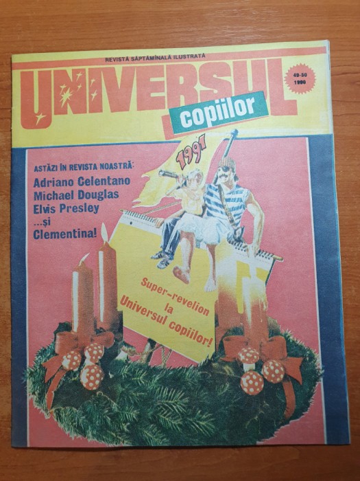 revista pentru copii - universul copiilor 27 decembrie 1990-numar de anul nou