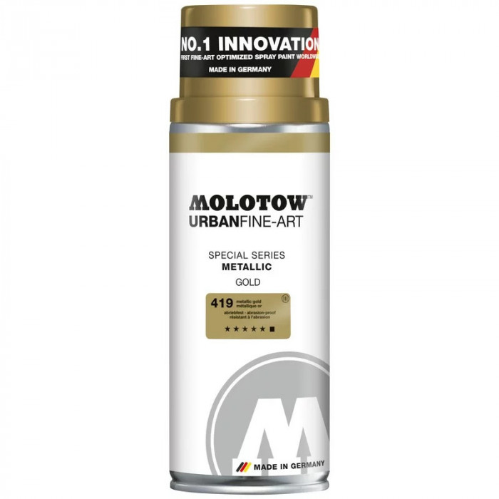 Spray metalic Molotow Urban Fine-Art metallic gold