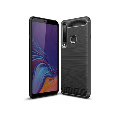 Husa TPU OEM Carbon pentru Huawei P Smart (2019), Neagra foto