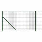 Gard plasa de sarma cu bordura, verde, 1,1x25 m GartenMobel Dekor, vidaXL