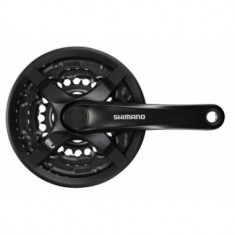 Angrenaj pedalier Shimano Tourney FC-TY501, 3x6/7/8V, 48-38-28T, brat 170mm, negru