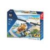 Set constructie Elicopter 95 piese, Brand, Joc educativ, Baieti/Fete/Adulti, +6 ani, Multicolor, Plastic, Dezvolta creativitatea si logica