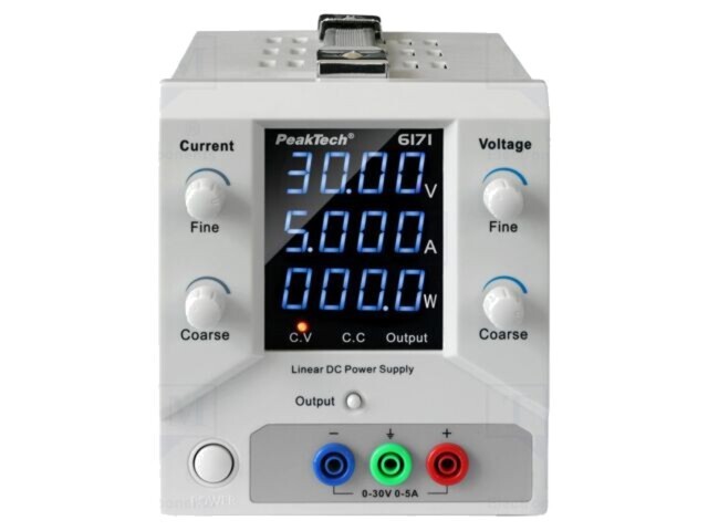Alimentator laborator canal unic PEAKTECH 0-30VDC 0-5A