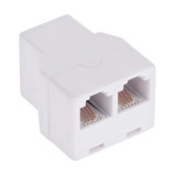 Adaptor Telefonic 6P4C Mama - 2x 6P4C Mama, Oem