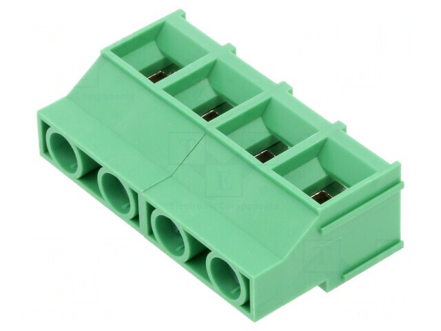 Regletă de Conexiuni PCB Unghi 9,52mm 4 Terminale