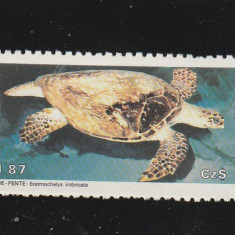 Brazilia 1987-Fauna,Testoase,MNH,Mi.224