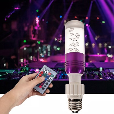 Bec decorativ Crystal, LED RGB 3W, control telecomanda, soclu GU10/E27 foto