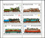 BULGARIA 1988, Locomotive, serie neuzata, MNH, Transporturi, Nestampilat