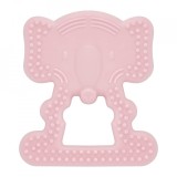 Jucarie dentitie babyjem elefant (culoare: roz)