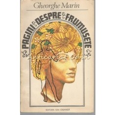 Pagini Despre Frumusete - Gheorghe Marin