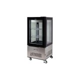 Cumpara ieftin Vitrina Frigorifica Yato 270L, Profesionala, 650x650x1500mm, Refrigerare, Iluminare LED, R290, YG-05064