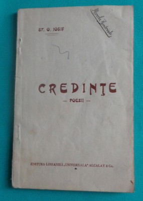 Stefan Octavian Iosif &amp;ndash; Credinte ( 1927 ) foto