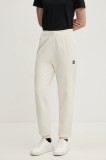 HUGO pantaloni de trening din bumbac culoarea bej, uni, 50522417