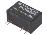 Convertor DC/DC 1W, intrare 9,6&divide;14,4VDC, ieșire 5VDC