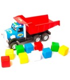 Camion Copii Jucarie cu Cuburi, 52 cm, Plastic, Peste 3 ani, Fabricat in Ucraina