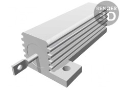 Rezistor Bobinat 6.8? 50W ?5% cu Radiator foto