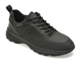Pantofi sport GEOX negri, U56M2A, din piele ecologica