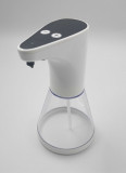 Dozator automat de sapun cu senzor Well, 480ml, alb/negru