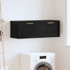 VidaXL Dulap de perete Stejar negru 100 x 36.5 x 35 cm Lemn compozit 879566