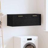 VidaXL Dulap de perete Stejar negru 100 x 36.5 x 35 cm Lemn compozit 879566