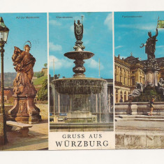 FA38-Carte Postala- GERMANIA - Wurzburg, circulata 1971