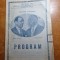 Program teatru mic 1927-1928-misu fotino,silvia dumitrescu,marioara cinsky