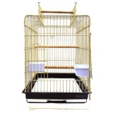 Colivie pentru papagali mari 47X47X65 cm, deschidere acoperis, Nr.904, Maro