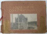 SOUVENIR DE CONSTANTINOPOLE , ALBUM CU 24 DE FOTOGRAFII DE EPOCA , CCA. 1900
