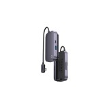 Baseus PadJoy Hub 6in1 USB-C USB 3.0 + HDMI + USB-C PD + jack de 3,5 mm + SD/TF (gri)