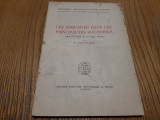 LES IMMUNITES DANS LES PRINCIPAUTES ROUMAINES - V. Costachel - 1947, 107 p.