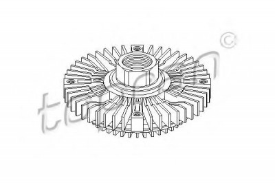 Vascocuplaj / Cupla ventilator radiator AUDI A6 (4B2, C5) (1997 - 2005) TOPRAN 109 608 foto