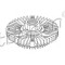 Vascocuplaj / Cupla ventilator radiator VW PASSAT Variant (3B5) (1997 - 2001) TOPRAN 109 608