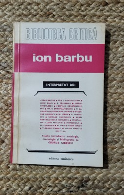 ION BARBU INTERPRETAT DE ... foto