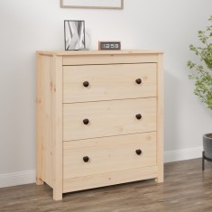 vidaXL Servantă, 70x35x80 cm, lemn masiv de pin 813734
