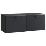 vidaXL Oglindă TV montată pe perete Pe perete Negru 78,5 x 31 x 30 cm 899226