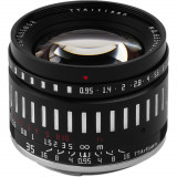 Obiectiv manual TTartisans 35mm F0.95 black&amp;silver pentru Fujifilm FX, Ttartisan