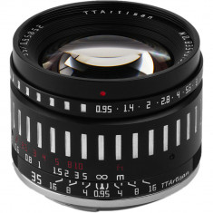 Obiectiv manual TTartisans 35mm F0.95 black&silver pentru Fujifilm FX
